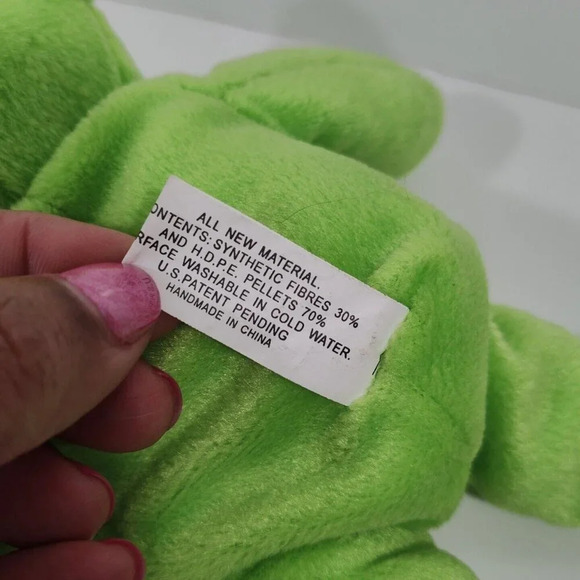 Universal Studios Green Bear Stuffed Animal Plush Toy 8 inch - Picture 6 of 7